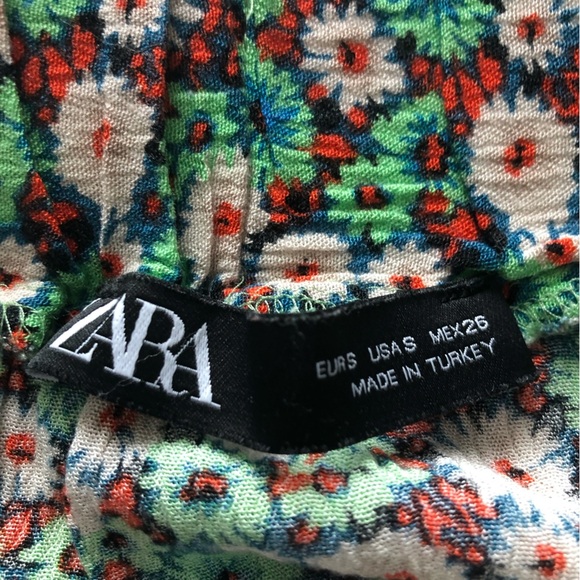 Zara Floral Wrap Mini Skirt - Picture 7 of 8